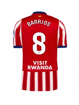 Atletico Madrid Pablo Barrios #8 Replika Hemmakläder 2026-27 Kortärmad Atletico Madrid Pablo Barrios #8 Replika Hemmakläder 2026-27 Kortärmad